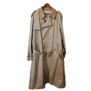 Mackintosh by Weatherfair Men's 50 X-Long Tan Trench Coat w/Button-In Lining